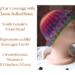 A babies & toddlers sized rainbow ombre hat knit with wool. Perfect for winter a gift for a baby or toddler ages 1, 2, 3, 4, 5 years old.