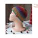 A babies & toddlers sized rainbow ombre hat knit with wool. Perfect for winter a gift for a baby or toddler ages 1, 2, 3, 4, 5 years old.
