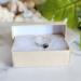 Smoky Quartz and Sterling Silver Adjustable Ring in Packaging