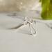 Sterling Silver Adjustable Cross Ring