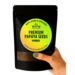 2LB Bulk Organic Papaya Seed Powder (Carica Papaya) in a clear resealable pouch.