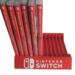 Neon Red Nintendo Switch Game Case Holder Organizer Display Wholesale Lot of 5 Gameroom Storage Gamer Streamer B2B