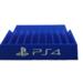 New Blue PlayStation 4 Game Holder 10 Games Sony Video Game Storage Display PS4 Organization Declutter Collector Gamer Gameroom Display
