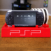 Radiant Red Sony PSP 2000/3000 Display Stand With PSP Game Holder Rack Storage