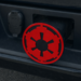 Red Star Wars Empire Symbol Theme Cover Plug Cap Tow Hitch Fits 2" Receivers Compatible Dodge Jeep Ram 1500 Ford F150 Chevy Silverado 