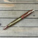 Real bullet pen with mesquite wood