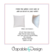 Missing you postcard pillow