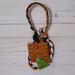 pumpkin Dog poop bag holder little pumpkins autumn orange and black lined with orange  zipper close made in USA
