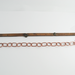 Handmade Forged Solid Copper Heavy Link Fused Copper 10 inch Bracelet with Shepherd's Hook Clasp