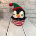 Crochet Penguin Cupcake