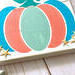 Coastal Autumn Pumpkin Sign with Real Starfish