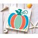Coastal Autumn Pumpkin Sign with Real Starfish