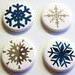 Snowflake Foil Magnets