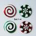 Christmas Candy Foil Magnets