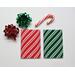 Candy Cane Stripe Magnets