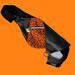 MIni Pumpkins  -  Jack O Lantern Fanny Pack bum bag for men or women. Fits most. Black and Orange with silver Pumpkin zipper Charm