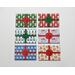 Christmas refrigerator magnets with snowman and more