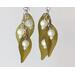 Mistletoe earrings lucite