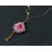 Pink Solar Quartz Necklace