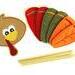 Thanksgiving Turkey Pumpkin Decorating Kit by Baby Whatnots