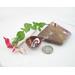 Mini Copper Enamel Bud Vase on Gemstone Base