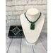 Green Jasper Pendant Necklace