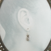 Minimalist Petite Silver Drop Earrings