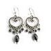 earrings wire wrapped with hematite stones will delight her this Valentine's Day.