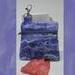 Veri Peri Dog poop bag holder, Periwinkle swirls waste bag dispenser, Great dog walker gift idea