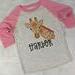 Personalized giraffe shirt