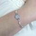 Moonstone Bracelet in Sterling Silver