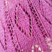 detailing of cashmere lace stole - crochet