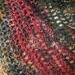 detailing of multi-colored shawl - crochet