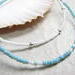 Summer Anklets in turquoise or white