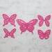 Scrapbook die cut butterflies, Wonderful Wings, assorted dark colors