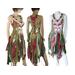 Christmas colored tattered boho style dress. Red white and green with gold lacing in the back for a snug fit. One of a kind, hand made, eco-friendly dress.