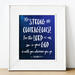 Be Strong And Courageous, Joshua 1:9 Digital Download, Nursery Decor