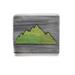 Hand Painted wood Mountain Magnet