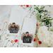 Initial cow tag hand towel