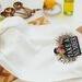 Initial cow tag hand towel