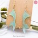 Mermaid's Tail Earrings Dangle Drop Style