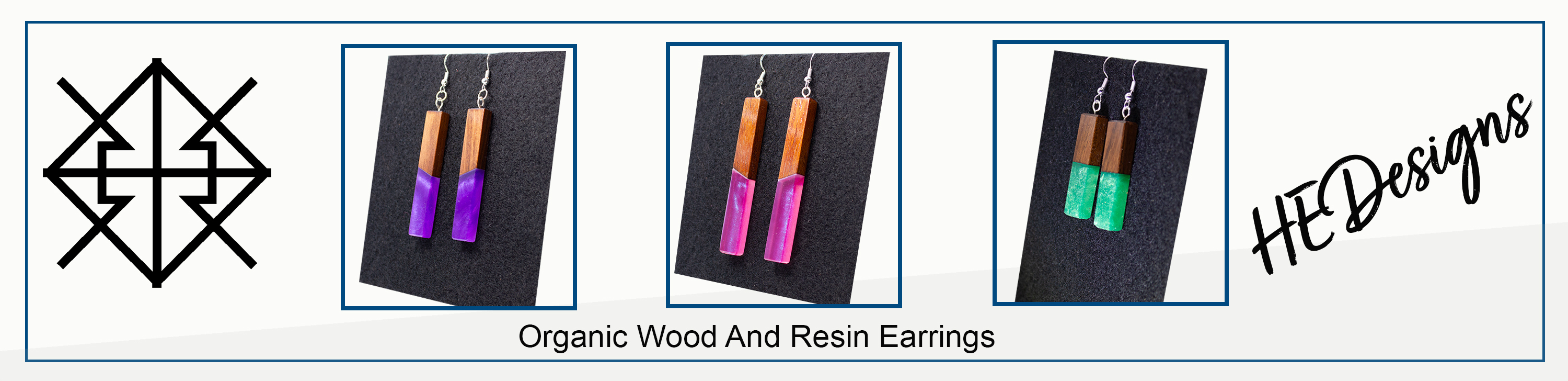 Hedesigns wood earrings