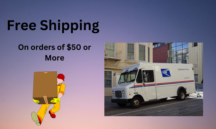 Free Shipping on Orders $50 or More